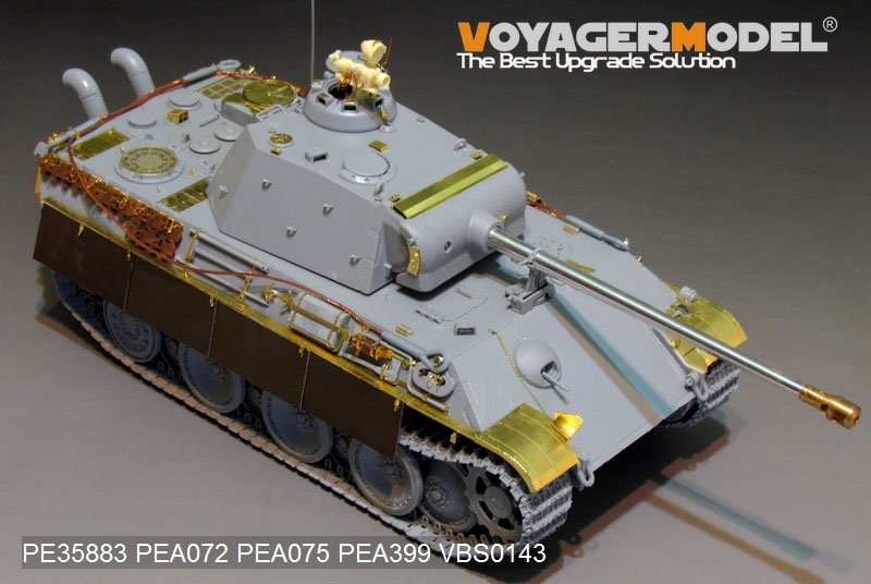 Maquette Voyager PE35883 Panther G allemand de la Seconde Guerre mondiale, version ultérieure, pour DRAGON 1/35 – image 4