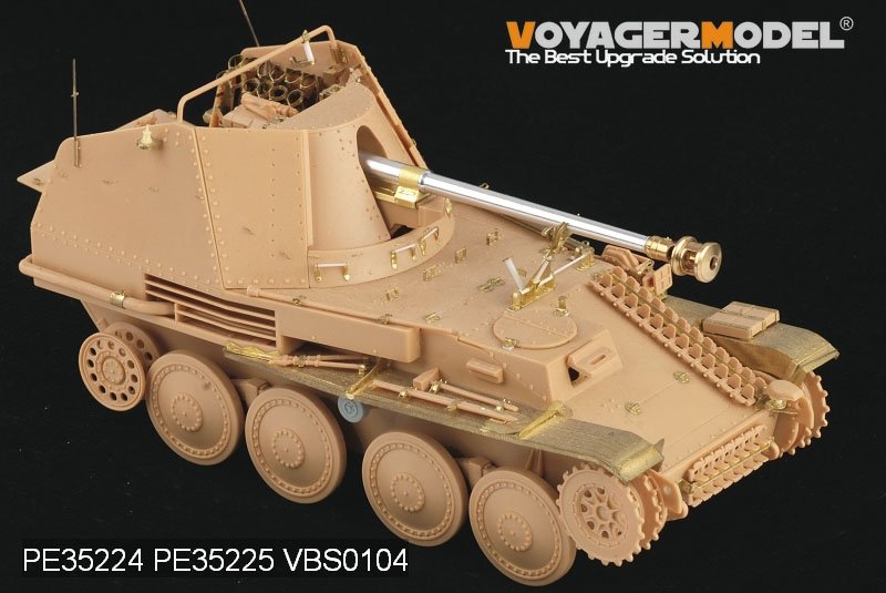 Garde-boues Voyager Model PE35225 pour char allemand Marder III M de la Seconde Guerre mondiale, compatibles avec le modèle TAMIYA 35255 au 1/35 – Bild 2