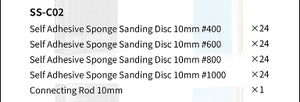 Disques de ponçage auto-adhésifs en éponge DSPIAE SS-C02, 10 mm – imagen 9