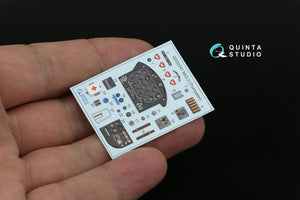 Intérieur du MiG-3 Quinta Studio QD+32241 imprimé en 3D et coloré sur papier décalcomanie (Trumpeter) (avec pièces en résine imprimées en 3D) 1/32 – image 6