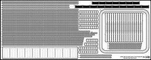 Maquette MK1 Design MD-20023 du pont en bois de l&amp;#39;USS CV-6 Enterprise pour Trumpeter au 1/200 – image 9
