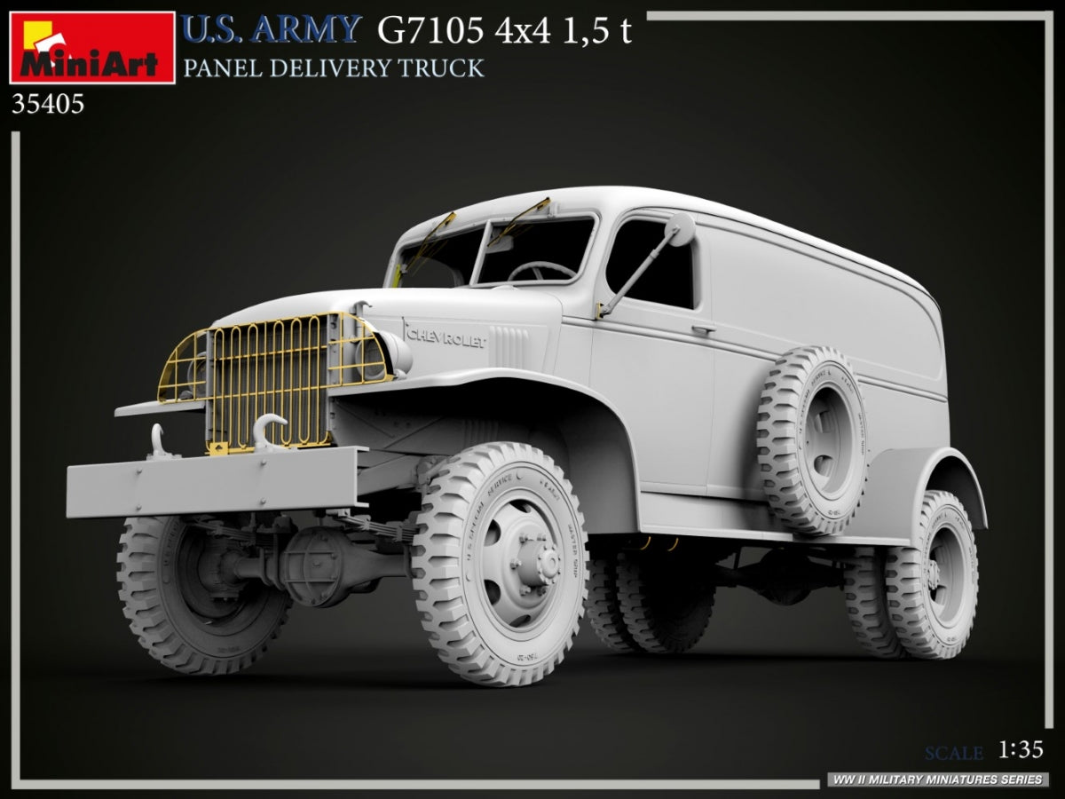 MiniArt 35405 Armée américaine G7105 Camion de livraison de panneaux 4x4 1,5 t 1/35 – image 16