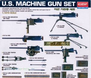 Ensemble de mitrailleuse américaine Academy 13262 (1384) (1/35)
