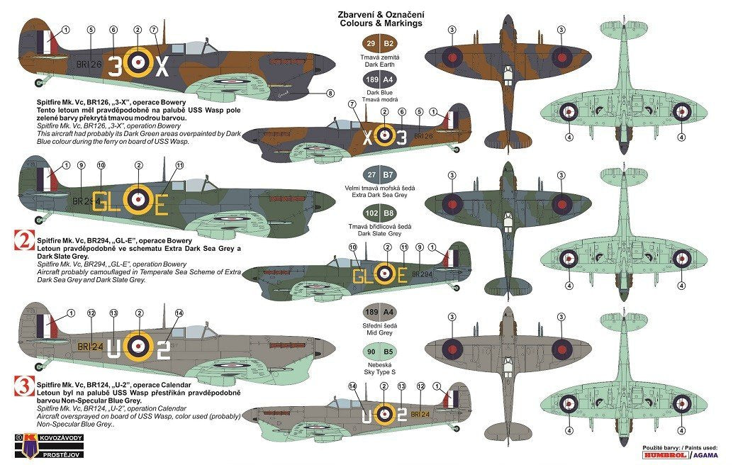 Kozavody Prostejov KPM0121 Spitfire Mk.Vc Quatre Canons au-dessus de Malte (1/72) – image 2