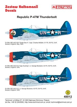 Techmod 48012 - Republic P-47M Thunderbolt 1/48 – image 2