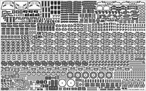 Pontos 70002R1 Cuirassé japonais Yamato 1945 (Nouveau moule, coque complète) 1/700 – imagen 10