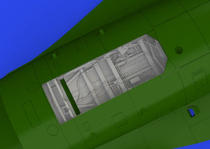 Eduard 648984 Baies de train d&amp;#39;atterrissage F-16C (version tardive) - Maquette KINETIC PRINT au 1/48 – imagen 8