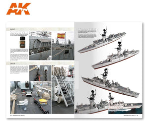 AK Interactive AK098 MODÉLISATION COMPLÈTE 1 / CLASSE KNOX &amp;amp; BALEARES EN – image 3