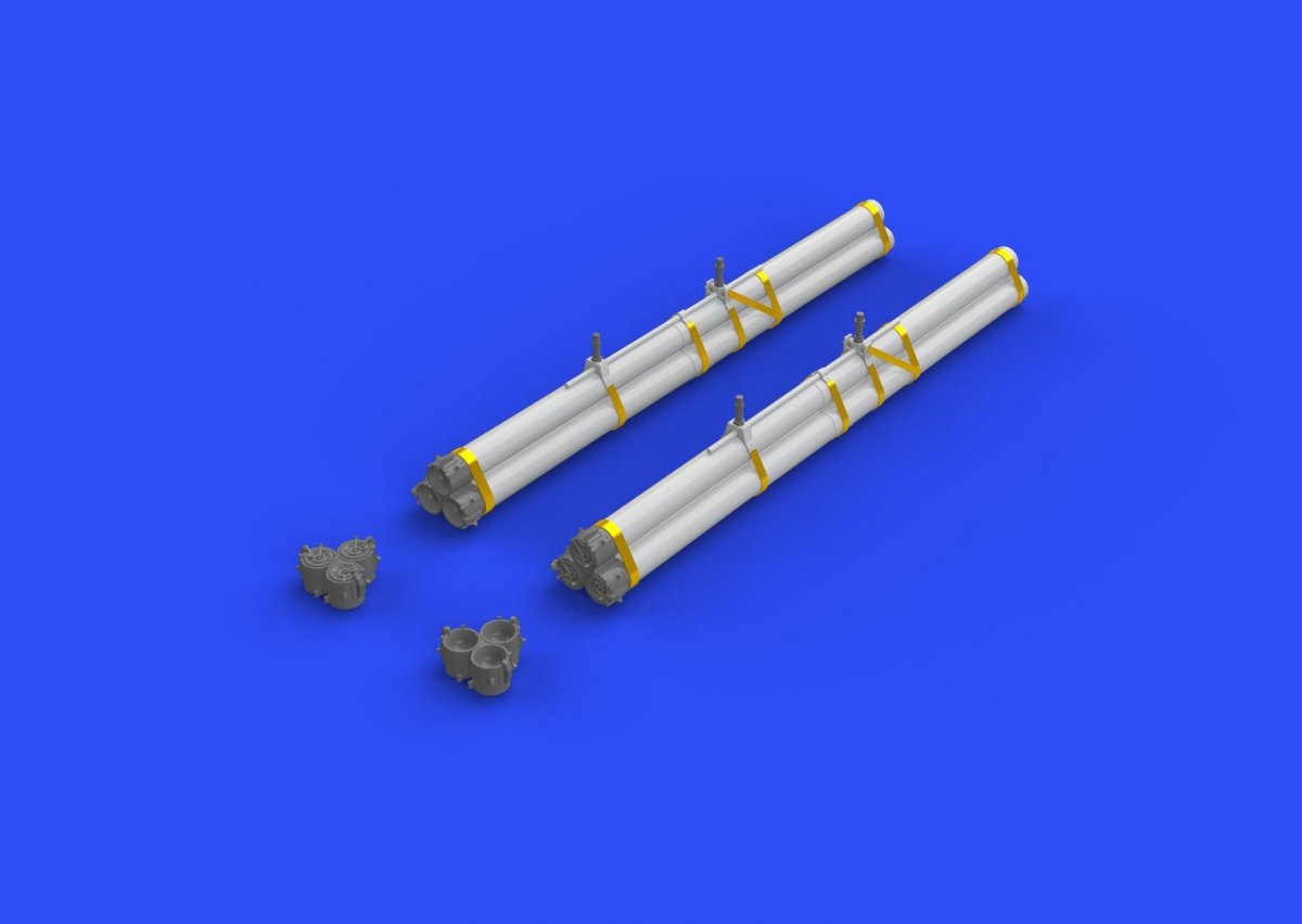 Lance-roquettes bazooka Eduard 632082 pour P-40 au 1/32