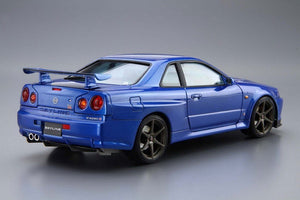 Aoshima 05159 NISSAN BNR34 SKYLINE GT-R V-specII 02 1/24 – immagine 3
