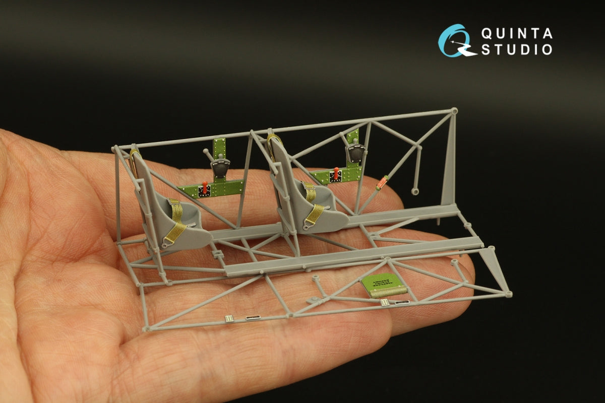 Quinta Studio QD32153 Pt-17/N2S-3 Kaydet 3D-Printed coloured Interior on decal paper (ICM) 1/32 – zdjęcie 7