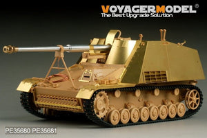 Maquette Voyager PE35680 Sd.Kfz. 164 Nashorn B allemand de la Seconde Guerre mondiale, canon inclus (pour TAMIYA 35335), échelle 1/35  – immagine 4
