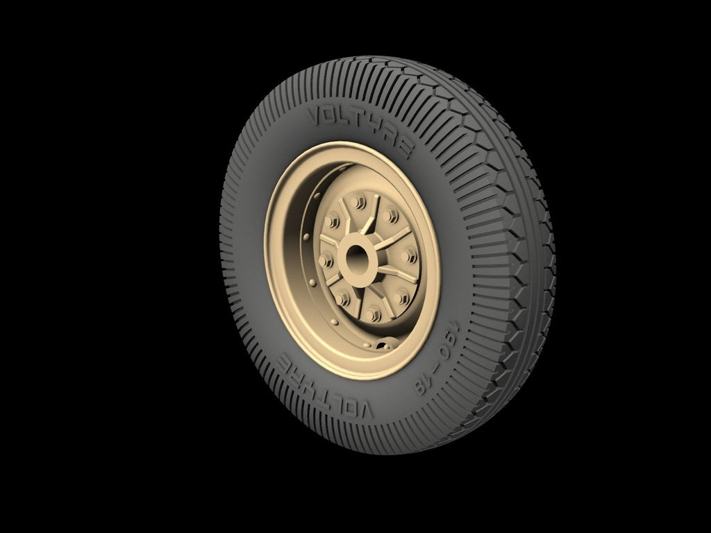 Roues motrices Panzer Art RE35-143 pour Sd.Kfz 11 et 251 (modèle commercial) à l&amp;#39;échelle 1/35 – image 2