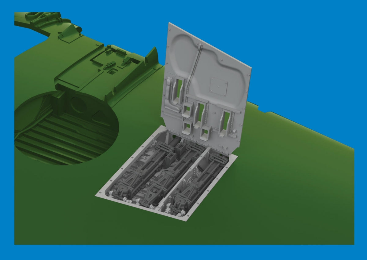 Baies de canons Eduard 6481075 P-40E - Impression Eduard 1/48 – image 3