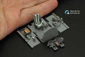 Intérieur coloré imprimé en 3D sur papier décalcomanie Quinta Studio QD48422 P-47M Thunderbolt (Tamiya) 1/48 – immagine 5