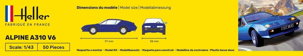 Heller 80146 Alpine A310 V6 1/43  – image 4