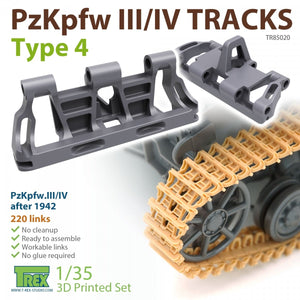 T-Rex Studio TR85020 PzKpfw.III/IV Pistes Type 4 1/35