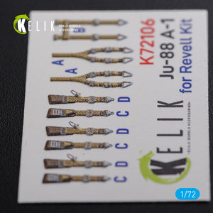 Décalcomanies 3D intérieures KELIK K72106 Ju-88 A-1 pour maquette Revell au 1/72 – image 10