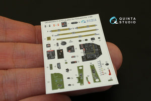 Intérieur imprimé en 3D et coloré sur papier décalcomanie Quinta Studio QD48069 P-51D (version tardive) (pour kit Eduard) 1/48 – image 4
