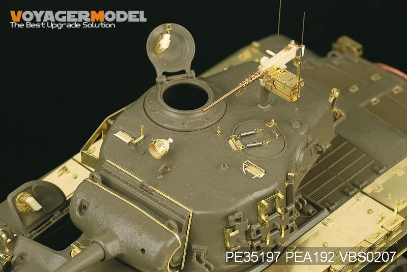Maquette Voyager PE35197 Char M26 Pershing de l&amp;#39;armée américaine de la Seconde Guerre mondiale (modèle de base pour Tamiya 35254, échelle 1/35) – image 5