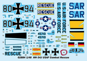 Trumpeter 02884 HH-34J USAF Combat Rescue 1/48 – image 12