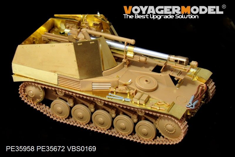 Maquette Voyager PE35958 Obusier automoteur allemand Wespe Basic de la Seconde Guerre mondiale pour TAMIYA 35200/35358 au 1/35 – image 3