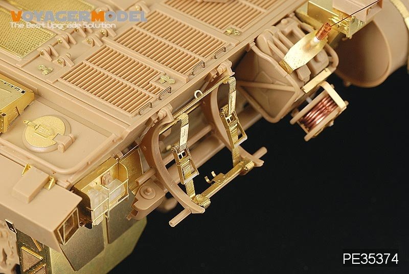 Maquette Voyager PE35374 Char de combat principal britannique Challenger 2 moderne (déserté) pour TAMIYA 35274 1/35 – immagine 6
