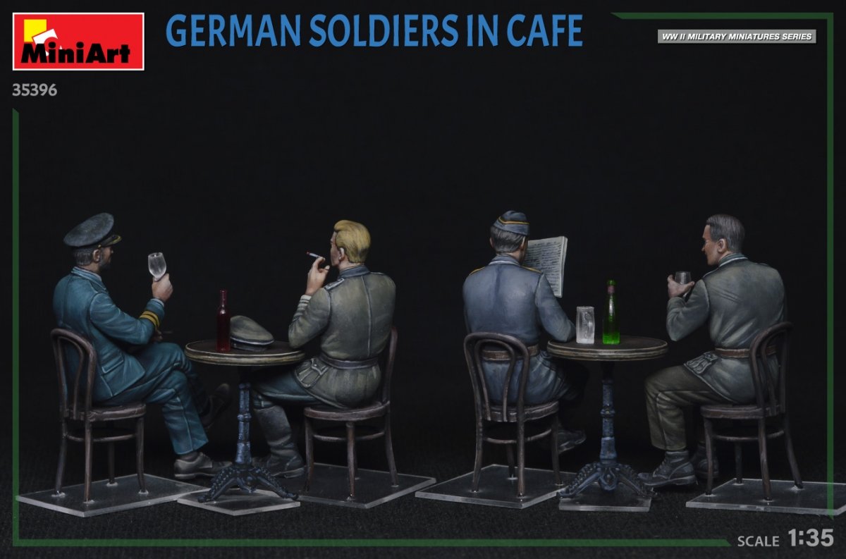 MiniArt 35396 SOLDATS ALLEMANDS DANS UN CAFÉ 1/35 – immagine 5