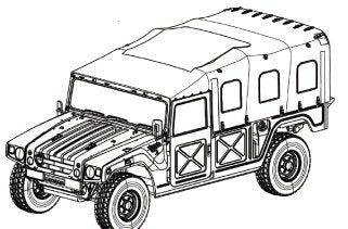 Fine Molds FM42 JGSDF HMV (Toit en toile/Transport de troupes) 1/35 – immagine 3