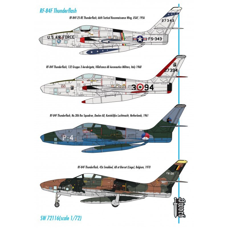Épée 72116 RF-84F Thunderflash 1/72  – Bild 2