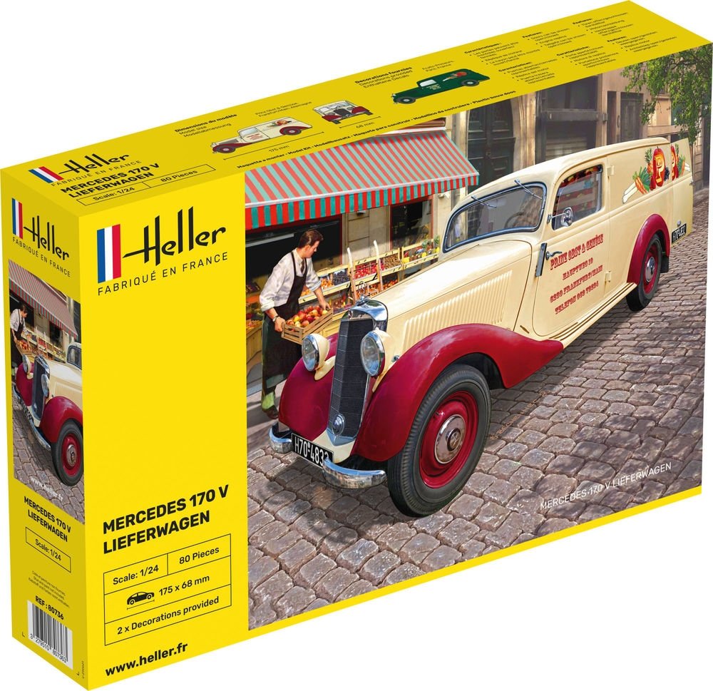 Heller 80736 MB 170 Lieferwagen 1/24 – Bild 2