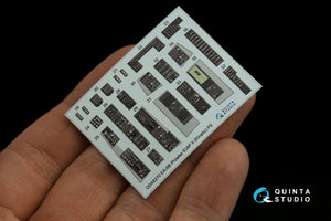 Intérieur imprimé en 3D et coloré sur papier décalcomanie (Kinetic) Quinta Studio QD48270 EA-6B Prowler (ICAP II) 1/48 – Bild 3