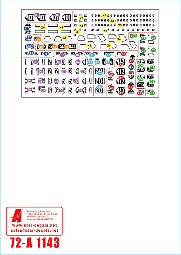 Star Decals 72-A1143 Frundsberg 1. 10. SS-Panzer Division. Versions SdKfz 250 ALT et NEU. Échelle 1/72 – imagen 3
