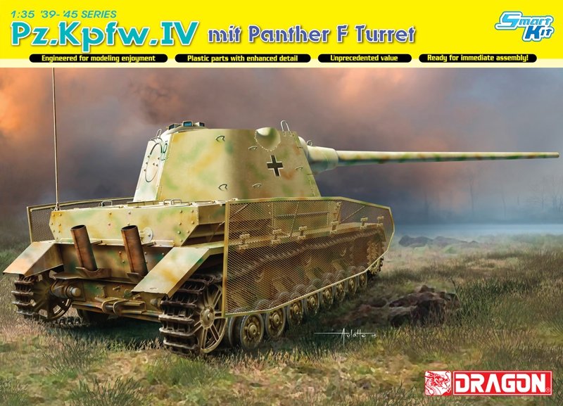 Dragon 6824 Pz.Kpfw.IV avec tourelle Panther F