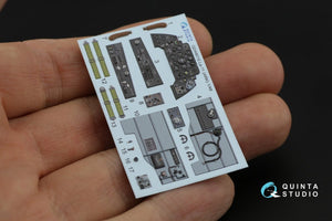 Intérieur imprimé en 3D et coloré sur papier décalcomanie Quinta Studio QD48015 La-11 (ARK) 1/48 – Bild 3