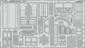 Eduard 73778 J-35F/FS Draken HOBBY 2000, HASEGAWA 1/72 – Bild 2