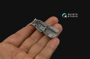 Intérieur imprimé en 3D et coloré sur papier décalcomanie Quinta Studio QD72082 F-4J Early (Fine Molds) à l&amp;#39;échelle 1/72 – immagine 12