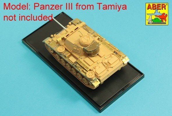 Aber 48A31 Grilles pour Pz.Kpfw. III et Stug III Compatibles avec les modèles Tamiya : 32540 ; 32524 ; 32525 ; 32543 ; 1/48 – imagen 7