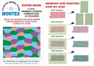 Pastille Montex K32216 5 couleurs 1/32