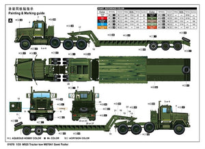 Trumpeter 01078 Tracteur M920 avec semi-remorque M870A1 1/35 – immagine 4