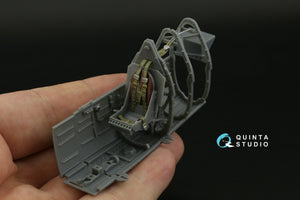 Intérieur imprimé en 3D et coloré sur papier décalcomanie (Kotare) pour Spitfire Mk.1 (Mid) de Quinta Studio QD32192, échelle 1/32 – Bild 8