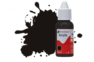 Humbrol DB0201 N° 201 Noir Métallisé - 14 ml