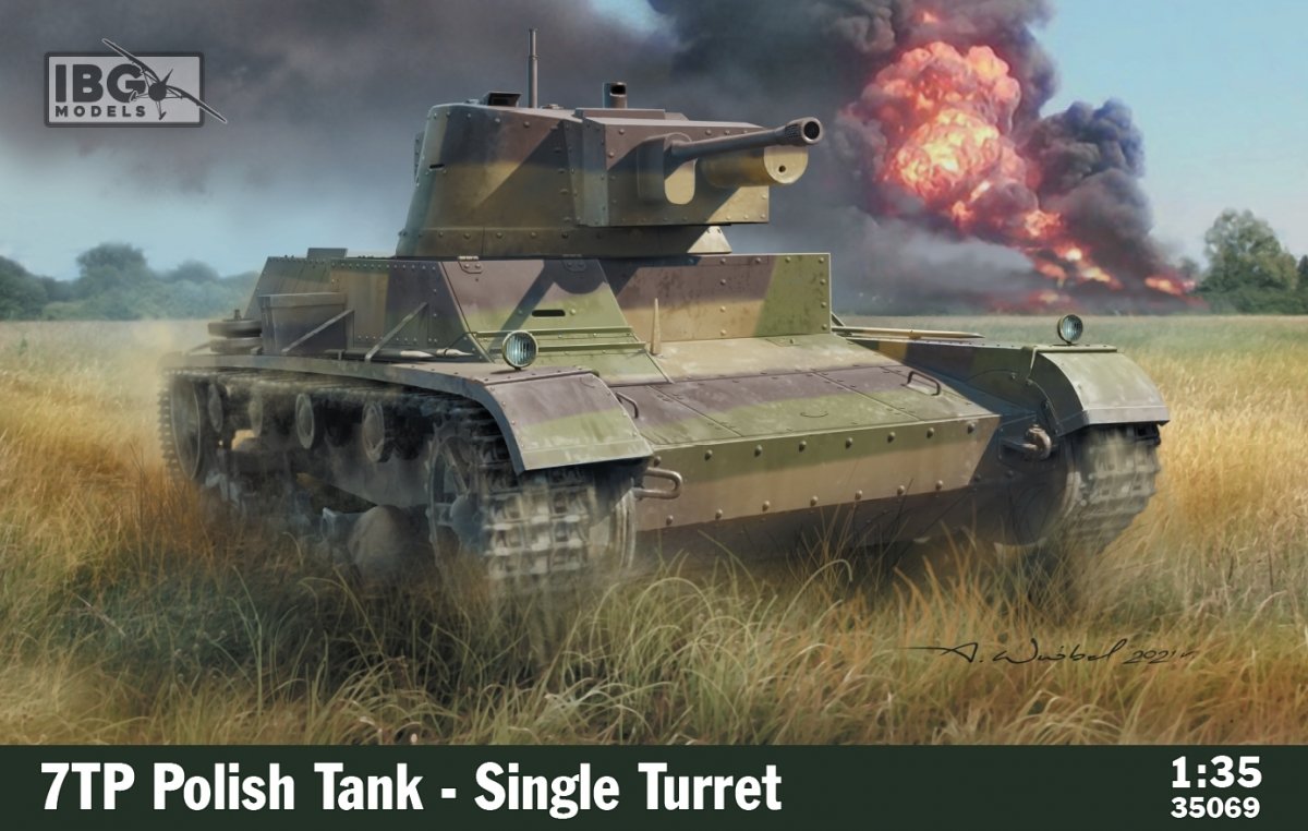 IBG 35069 7TP Char polonais - Tourelle simple 1/35