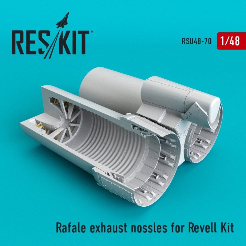 RESKIT RSU48-0070 Embouts d&amp;#39;échappement Rafale pour maquette Revell au 1/48