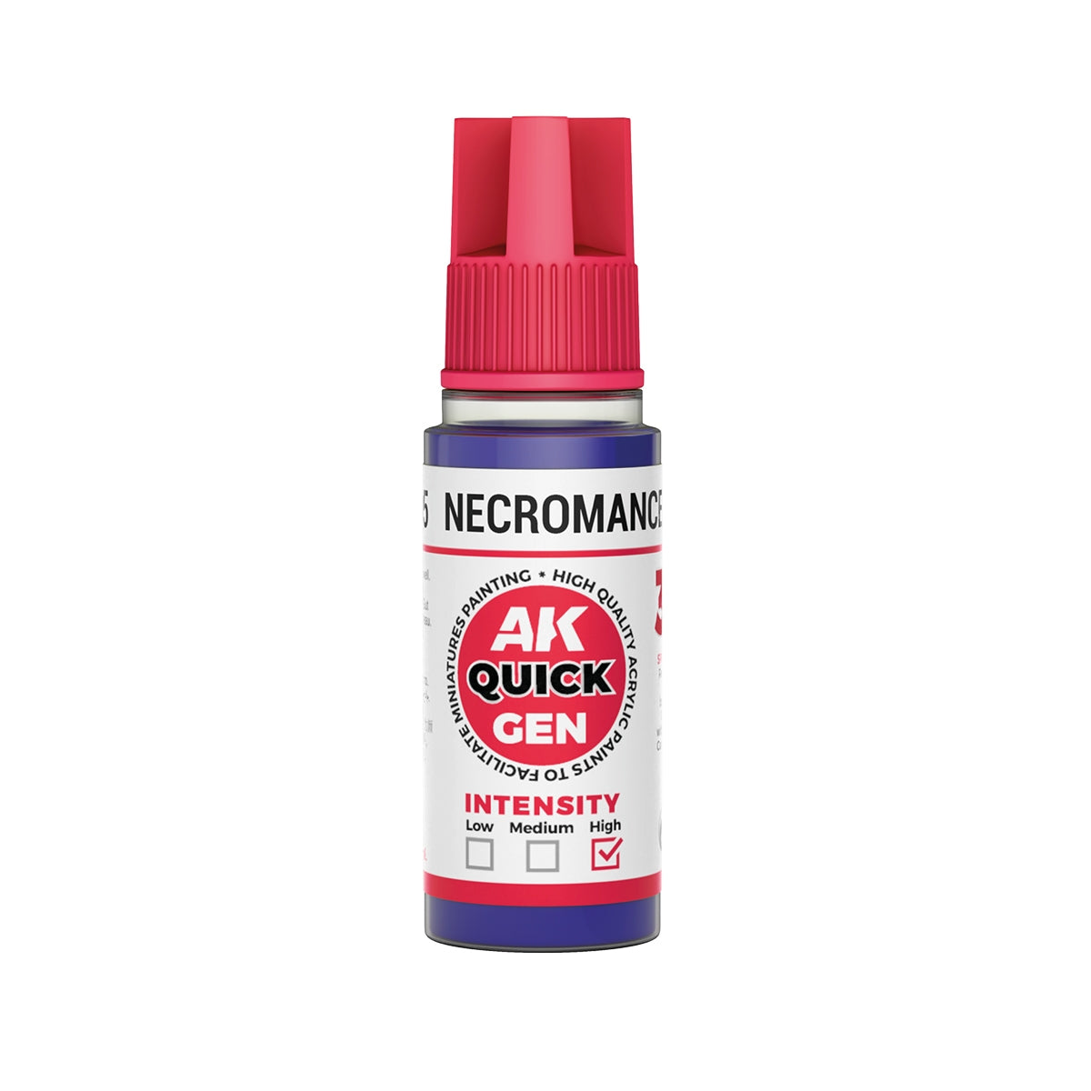 AK Interactive AK17005 NECROMANCER PURPLE – QUICK GEN COLOR 18ml