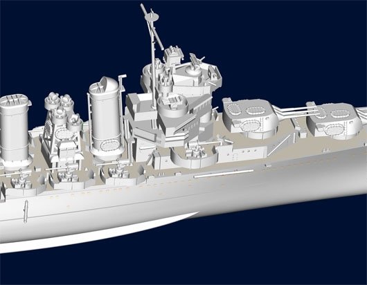 Trumpeter 05743 USS Astoria CA-34 1942 1/700 – image 6