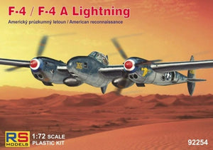 RS Models 92254 Lockheed F-4/F-4A Lightning « Reconnaissance américaine » 1/72