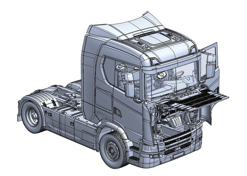 Italeri 3961 Scania S770 4x2 Toit normal - ÉDITION LIMITÉE 1/24 – immagine 6
