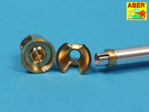 Aber 16L-08 Frein de bouche ancien pour le canon des premiers chars Tiger I et Tiger II (tourelle Porsche) / Frein de bouche ancien pour le canon de 8,8 cm des Tiger I et Tiger II (tourelle Porsche) allemands, échelle 1/16 – image 5