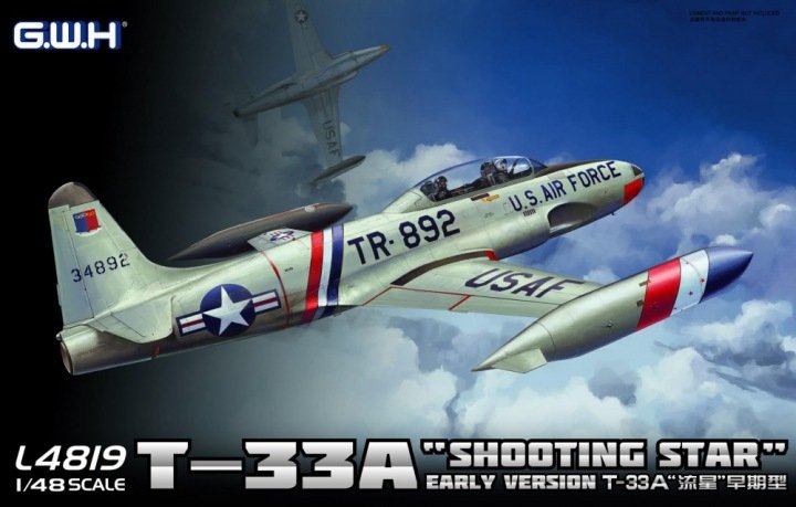 Maquette Great Wall Hobby L4819 T-33A Shooting Star au 1/48